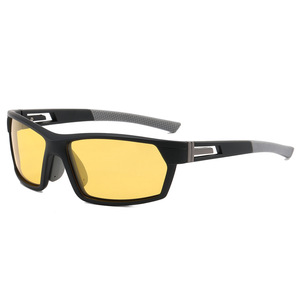 Xsy Sports Sunglasses Polarized UV400 <b>Black</b> <b>Frame</b> TAC Lens For Men Outdoor Cycling Driving - Product Image 4