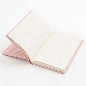 <span class=keywords><strong>Quaderno</strong></span> con <span class=keywords><strong>Copertina</strong></span> <span class=keywords><strong>Rigida</strong></span> in Tessuto Durevole 100 GSM, Senza Sbavature, Blocco per Scrittura di Alta Qualità, Regalo Personalizzabile - Product Image 4