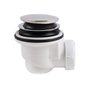 Ralo de Piso Pop-up com Mola para Box de Chuveiro e Bandeja de Resíduos Plástica - Product Image 1