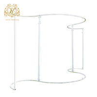 Soporte en Forma de S para Decoración de Bodas, para Armar el Escenario, Telón de Fondo, Cortinas Decorativas y Cortinas Colgantes