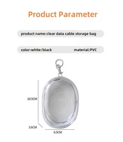 Porte-clés en peluche Labubu avec sangle d'épaule, sac cadeau, 18 cm, 20 cm, PVC transparent, mode, durable, poupée bébé, trois V3, 65 g