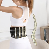 Ceinture de soutien lombaire confortable pour la sciatique, la scoliose, le soutien orthopédique de la taille inférieure, le décompression de la colonne vertébrale, avec double traction