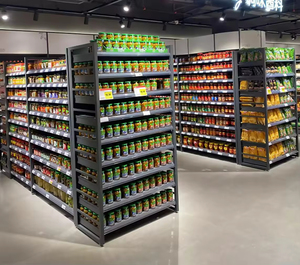 Kệ hàng tạp hóa hai mặt cho siêu thị, kệ trưng bày hàng hóa cho cửa hàng, kệ siêu thị - Product Image 3