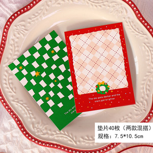 2024 giáng sinh kẹo túi Tiêu đề sáng tạo thẻ đầu bánh quy mờ bông tuyết giòn Cookie túi đóng gói cầm tay - Product Image 5