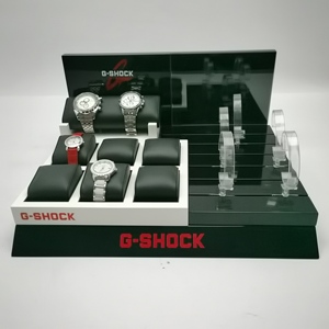 Thương hiệu nổi tiếng tùy chỉnh đồng hồ hiển thị Set Cube cửa hàng hiển thị truy cập hàng đầu đồng hồ hiển thị PU da Gối C Vòng - Product Image 6