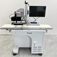 Machine de marquage laser CO2 40W à refroidissement par air, facile à utiliser, nouveau positionnement automatique