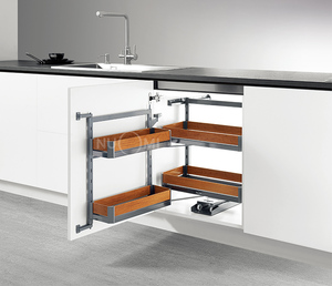 NUOMI Majaz Série <span class=keywords><strong>Tiroir</strong></span> De Rangement Cuisine Panier Tirer Panier À Assiettes - Product Image 5