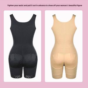 Abito Fitness Love Nature con Schiena Scoperta per Donne <span class=keywords><strong>Taglie</strong></span> <span class=keywords><strong>Forti</strong></span>, Corsetto Modellante con Compressione Addominale e Sollevamento Cosce, Shaper Intero Plus Size - Product Image 4