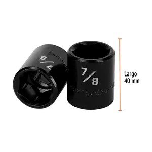 Juego de Llaves de Impacto de 6 Puntas, 6,875 Pulgadas, 1/2 Pulgada de Diámetro, Marca TRUPER - Product Image 1