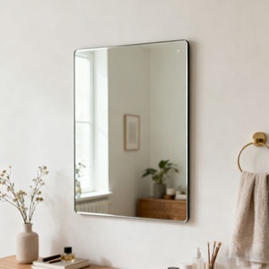 Miroir mural sans cadre en gros, miroir transparent pas cher pour la maison, salon, salle de bain, intérieur - Product Image 1