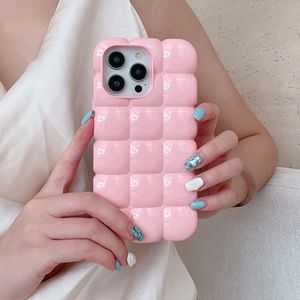 Nuova Cover per iPhone 16 15 14 13 12 11 Pro Max 2025, Design Carino e Alla Moda, Colori Caramella, Effetto Blocco di <span class=keywords><strong>Cioccolato</strong></span>, 3D <span class=keywords><strong>Lucida</strong></span> - Product Image 3