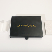 Boîte de parfum à tiroir personnalisée pour échantillons et flacons | Lionwrapack Emballage en papier d'art recyclable écologique en gros OEM