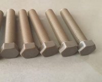 Vis à tête hexagonale en plastique d'approvisionnement d'usine chinoise vis PVDF boulon en plastique vis et écrou en plastique