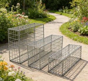 <span class=keywords><strong>Gabion</strong></span> en WPC soudé 2x1x0.3m galvanisé, maille 50x100mm, écologique, étanche, pour maisons/murs/clôtures - Product Image 4