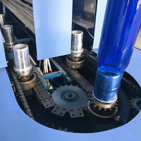 Machine de soufflage semi-automatique à 2 cavités pour préformes PET, pour la fabrication de bouteilles en plastique d'eau minérale de 100 à 2000 ml