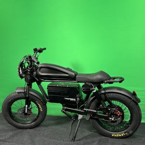 Bicicleta Eléctrica de Suspensión 2026 con Llantas Gruesas de 20 Pulgadas, Motor de 72V y Batería de 30ah, en Stock, Envío desde Almacén en EE. UU., Envío desde China, SK-2 0em/ - Product Image 3