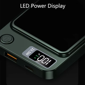 แบตเตอรี่สำรองแม่เหล็กไร้สาย 10000mAh 22.5W ชาร์จเร็ว ขนาดเล็ก พกพาสะดวก สำหรับโทรศัพท์มือถือ - Product Image 3