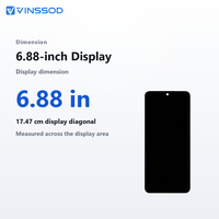 Écran LCD pour Xiaomi Redmi 14C – Assemblage complet de remplacement avec châssis pour réparation de téléphone portable