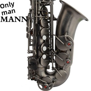 Saxophone Ehrman Earl Mann Antique en laiton plaqué argent professionnel, gamme moyenne, en Mi bémol - Product Image 4