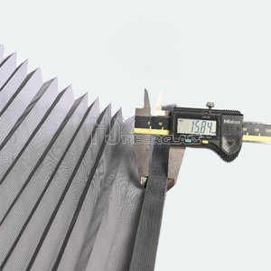 Malla Mosquitera Plegable <span class=keywords><strong>de</strong></span> Poliéster Plisado, Protección Invisible Contra Insectos, Malla <span class=keywords><strong>para</strong></span> Puerta con Revestimiento <span class=keywords><strong>de</strong></span> <span class=keywords><strong>PVC</strong></span> <span class=keywords><strong>para</strong></span> Hotel - Product Image 4