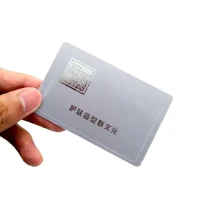 De alta calidad para imprimir 0,76mm de espesor de PVC blanco lealtad tarjeta de regalo