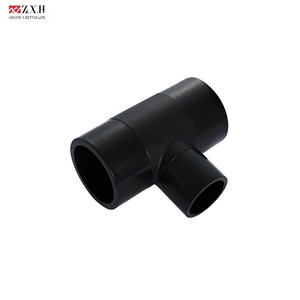 Z.<strong>X</strong>.H HDPE Plastic <strong>Tubes</strong> for Water Supply PE Butt Welded Pipe Fitting Joint Reducing Tee High-Density Polyethylene Connector - Product Image 3