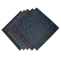 QTMAT anti-dérapant EPDM Granules élastique haltérophilie Gym carreaux de sol en caoutchouc Gym tapis de sol en caoutchouc