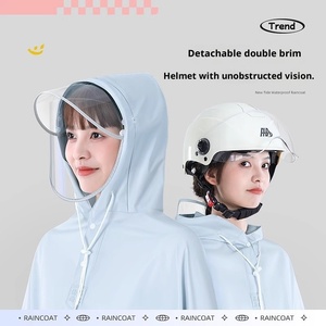 <span class=keywords><strong>Impermeabile</strong></span> Riutilizzabile di Alta Qualità a Doppio Strato per Moto, <span class=keywords><strong>Poncho</strong></span> <span class=keywords><strong>Impermeabile</strong></span> per Uomini e Donne, Abbigliamento Antipioggia per Esterni - Product Image 3