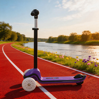 Trottinette pour enfants pliable et légère avec roues en PU EN71 3, hauteur réglable, pour enfants de 3 à 12 ans - Foire de Canton 2026