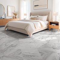 Diseño Popular, Baldosas Autoadhesivas Multidimensionales Resistentes al Fuego, Baldosas de Vinilo de Lujo LVT, Lámina de PVC para Pisos, Diseño Gráfico