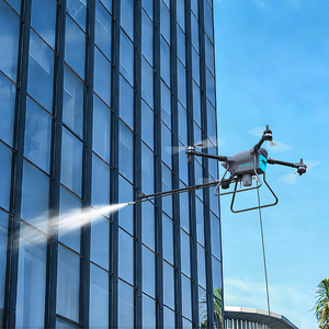 Drone de nettoyage de façade de bâtiment haute pression JIUSI D10R pour vitres, toits et panneaux solaires – Système de lavage professionnel - Product Image 1