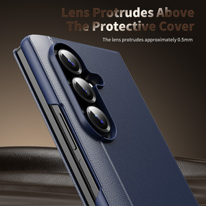 Étui à rabat en cuir de luxe JOYPORODO F015 Smart Side Window Series pour Samsung <span class=keywords><strong>Galaxy</strong></span> Z Fold 3 4 5 6 7 – Vente en gros - Product Image 3