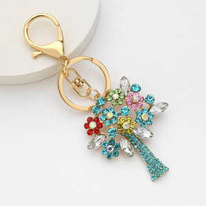Porte-clés Amulette Arbre de Vie Chakra <span class=keywords><strong>Kabbalah</strong></span> en Cristal, Bijou Breloque pour Femme - Product Image 5