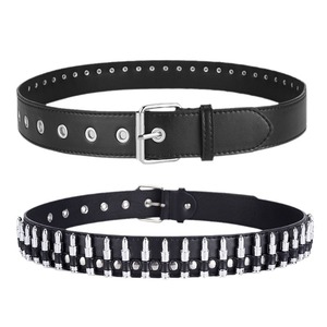 Ceinture en PU haut de gamme pour femmes, texture givrée, nouvelle conception transfrontalière, épingle décorative pour vêtements, en alliage, Jessi JE5941 - Product Image 5