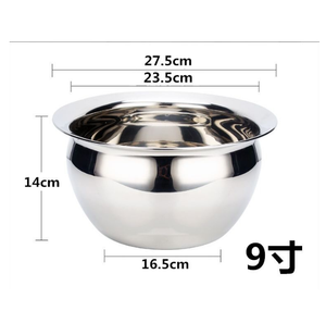 DFU246 Stainless Steel Bowl Mixing Bowl with Lid for Cooking <b>Baking</b> - Product Image 1