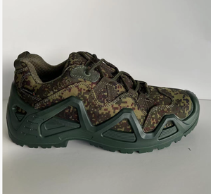 TSB07 Outdoor Camo Hiking <b>Boots</b> Low Cut Security for Camping & <b>Work</b> Genuine <b>Leather</b> Lining High Top for Jungle - Product Image 2