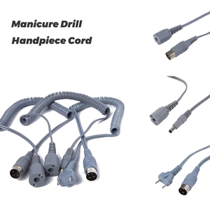 Strong Machine Accessories <strong>Nail</strong> Drill Handpiece Cord Power Cable for Electric Manicure Drill Gray Handle Rope <strong>Nails</strong> <strong>Stuff</strong> Drill - Product Image 2