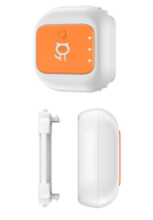 Traceur GPS multifonctionnel anti-perte pour animaux de compagnie, localisateur d'animaux à très longue autonomie compatible avec Android et iOS