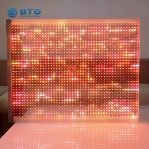 15 millimetri temperato trasparente display A LED dello schermo di vetro