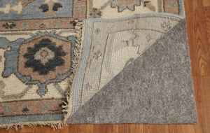 พรมขนสัตว์ตุรกีขนาด5x8ฟุตงานแฮนด์เมดพรมปูพื้นสีฟ้าย้อมสีผักปรับแต่งได้ขนาดได้สำหรับสวดมนต์ออกกำลังกายที่บ้าน - Product Image 4