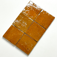 Carreaux muraux en céramique marocaine faits à la main, antidérapants, résistants à l'usure, imitation brique carrée, épaisseur 10 mm, décoration intérieure moderne