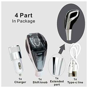 Auto Interior Accessories Crystal Touch <strong>Shift</strong> Knob Illuminated LED Light Gear <strong>Shift</strong> Knob for Cars Without Button Manual <strong>Operated</strong> - Product Image 5