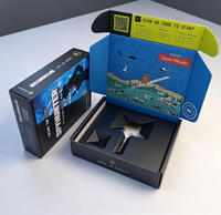 Boîtes d'emballage pour jeux de société en carton ondulé, personnalisées, écologiques, biodégradables, portables, recyclables, avec laminage mat