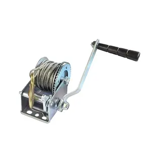 heavy duty 3500lbs hand winch gear winch for SUV and boat lifting tools with cable