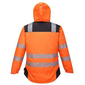 PORTWEST - T400OBRL PW3 <b>hi</b>-<b>vis</b> <b>orange</b>/black winter jacket - EAN 5036108288793 <b>HI</b>-<b>VIS</b> WORKWEAR - Product Image 2