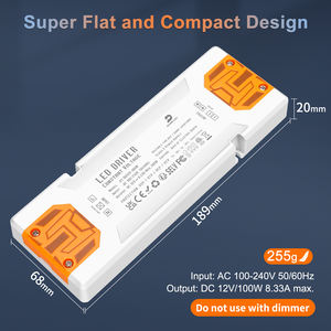 LEDストリップ用変圧器<span class=keywords><strong>15w</strong></span>-150w LEDスイッチング電源1a 2a Ac〜Dc12v 24v <span class=keywords><strong>Smps</strong></span> - Product Image 3