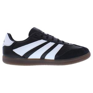 Chaussures unisexes Adidas Predator Freestyle en cuir, couleur noir, or blanc métallisé - Product Image 2