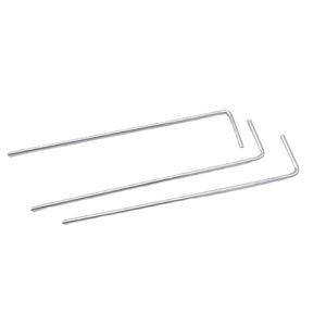Tent Pegs Metal 15cm Silver Outdoor <b>Camping</b> <b>Canopy</b> Ground Stakes For Tent Fixing - Product Image 2