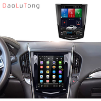 Lecteur Radio Android 14 9,7 Pouces pour Voiture, Lecteur DVD de Voiture, Navigation GPS, Lecteur Stéréo, Carplay pour Cadillac Ats 2013-2019