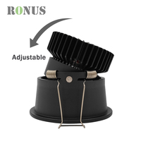 Spot encastré COB RGB intelligent à intensité variable CCT changeable Dali 7W, compatible Zigbee